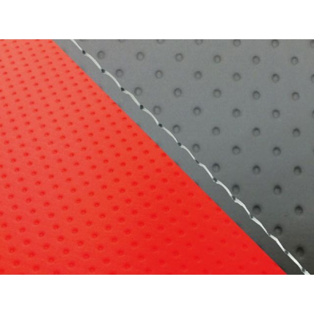 グロンドマン CBR1000RR CBR1000RR（SC57） 国産シートカバー 張替 エンボス灰＆エンボスレッド 仕様 透明ステッチ 適合 シン…の通販は 8,153円
