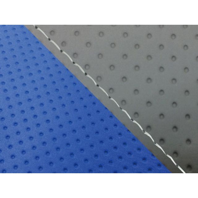 グロンドマン CBR1000RR CBR1000RR（SC57） 国産シートカバー 張替 エンボス灰＆エンボス青 仕様 透明ステッチ 適合 シングル…の通販は 8,153円