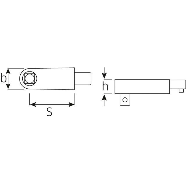スタビレー 734L/5 トルクレンチ差替ヘッド（3/8SQ）（58242005） STAHLWILLE_1