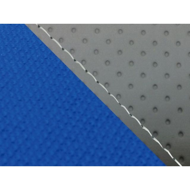 グロンドマン CBR1000RR CBR1000RR（SC57） 国産シートカバー 張替 エンボス灰＆スベラーヌ青 仕様 透明ステッチ 適合 ダブル…の通販は