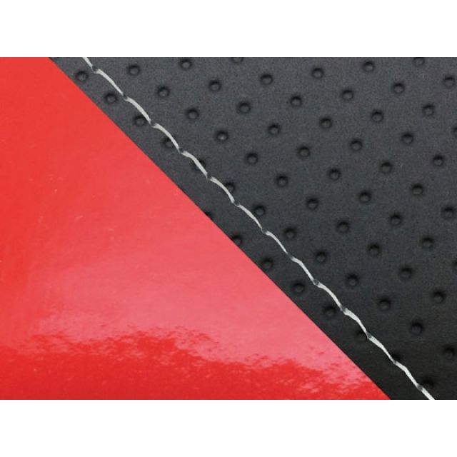 グロンドマン CBR1000RR CBR1000RR（SC57） 国産シートカバー 張替 エンボス黒＆エナメルレッド 仕様 透明ステッチ 適合 シン…の通販は 6,767円