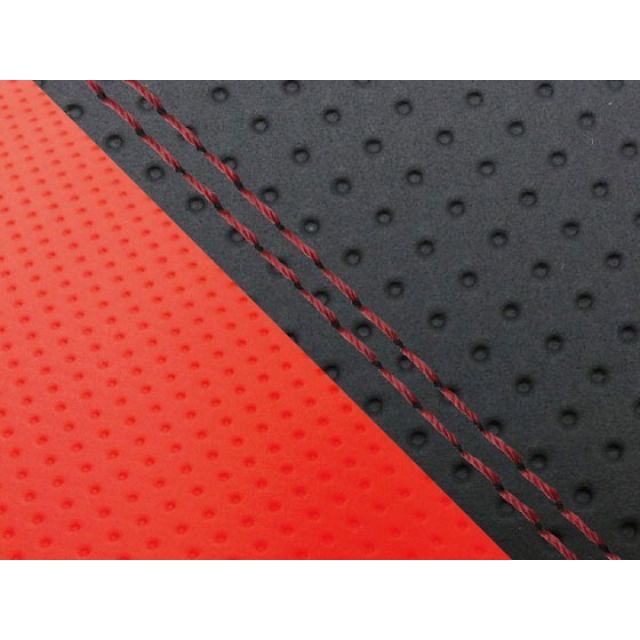 グロンドマン CBR1000RR CBR1000RR（SC57） 国産シートカバー 張替 エンボス黒＆エンボスレッド 仕様 赤ダブルステッチ 適合 …
