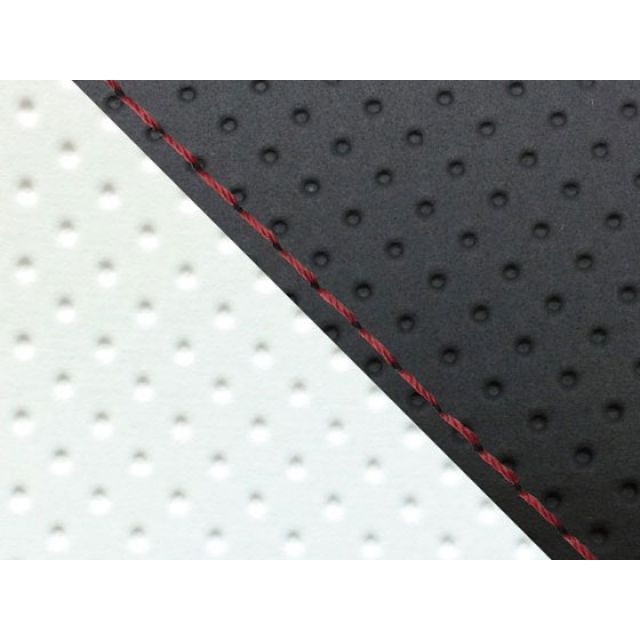 グロンドマン CBR1000RR CBR1000RR（SC57） 国産シートカバー 張替 エンボス黒＆エンボス白 仕様 赤ステッチ 適合 シングル（…の通販は 6,930円