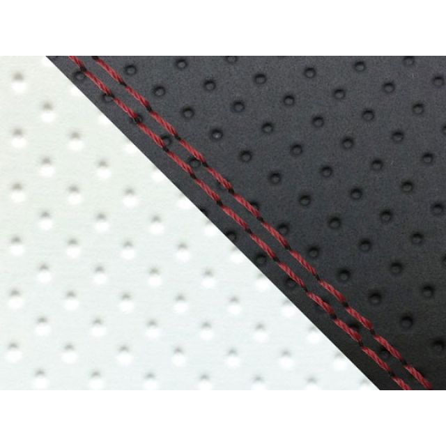 グロンドマン CBR1000RR CBR1000RR（SC57） 国産シートカバー 張替 エンボス黒＆エンボス白 仕様 赤ダブルステッチ 適合 シン…