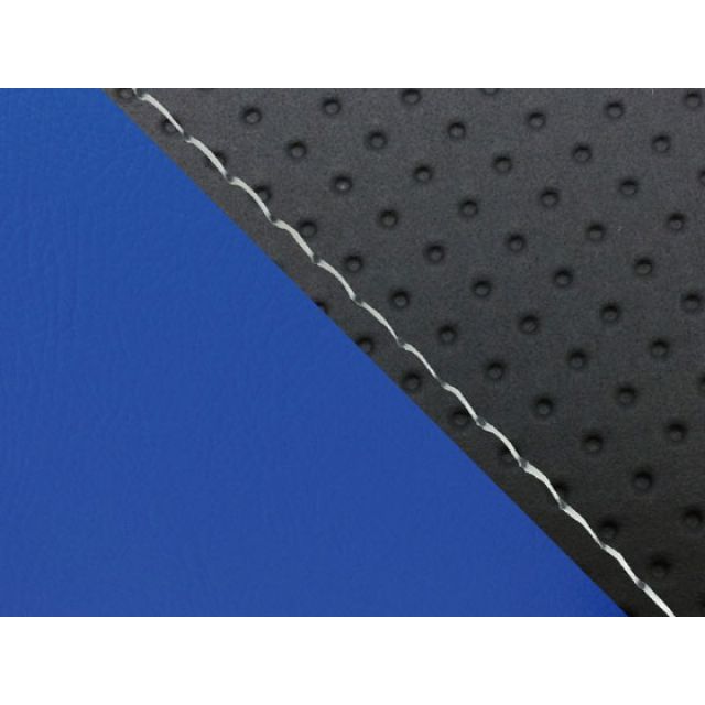 グロンドマン CBR1000RR CBR1000RR（SC57） 国産シートカバー 張替 エンボス黒＆青 仕様 透明ステッチ 適合 シングル（フロン…の通販は 8,153円