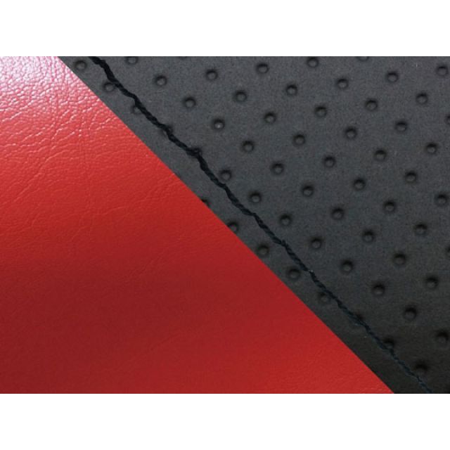 グロンドマン CBR1000RR CBR1000RR（SC57） 国産シートカバー 張替 エンボス黒＆赤 仕様 黒ステッチ 適合 シングル（フロント…の通販は 6,685円