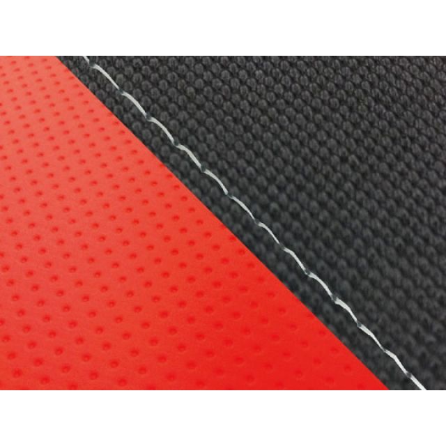 グロンドマン CBR1000RR CBR1000RR（SC57） 国産シートカバー 張替 スベラーヌ黒＆エンボスレッド 仕様 透明ステッチ 適合 シ…の通販は 8,153円