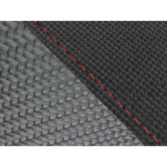 グロンドマン CBR1000RR CBR1000RR（SC57） 国産シートカバー 張替 スベラーヌ黒＆カーボン黒 仕様 赤ステッチ 適合 シングル…の通販は 6,849円