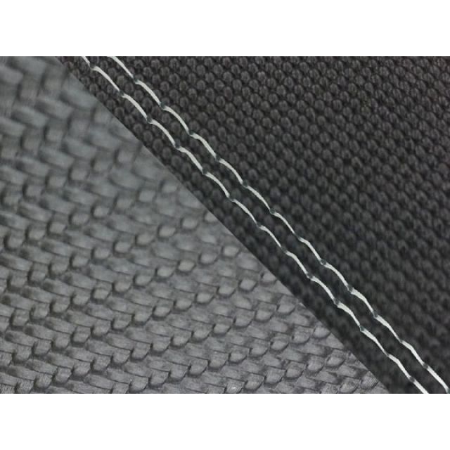 グロンドマン CBR1000RR CBR1000RR（SC57） 国産シートカバー 張替 スベラーヌ黒＆カーボン黒 仕様 透明ダブルステッチ 適合 …