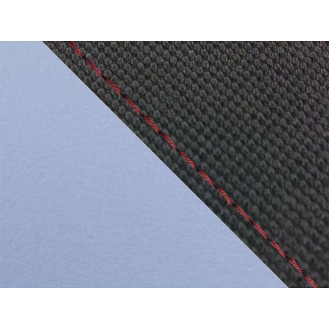 グロンドマン CBR1000RR CBR1000RR（SC57） 国産シートカバー 張替 スベラーヌ黒＆ライト青 仕様 赤ステッチ 適合 ダブル（リ…の通販は