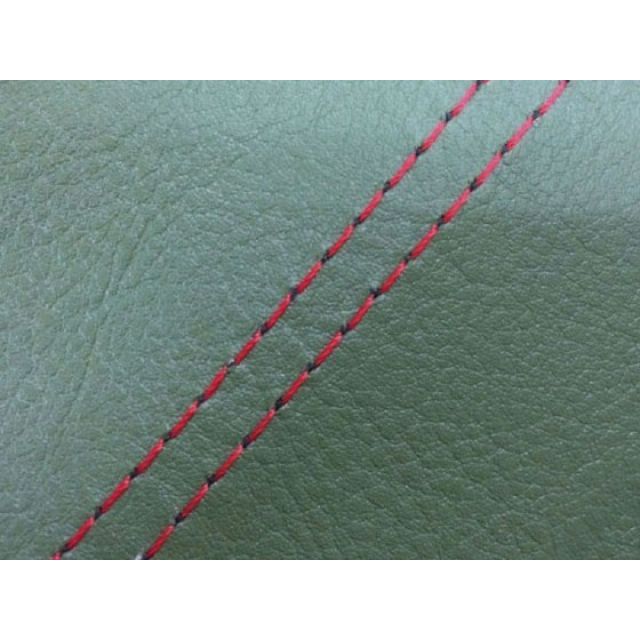 グロンドマン CBR1000RR CBR1000RR（SC57） 国産シートカバー 張替 ダークグリーン 仕様 赤ダブルステッチ 適合 シングル（フ…の通販は