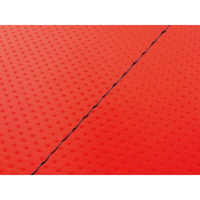 グロンドマン CBR1000RR CBR1000RR（SC57） 国産シートカバー 張替 フルエンボスレッド 仕様 赤ステッチ 適合 ダブル（リア側…