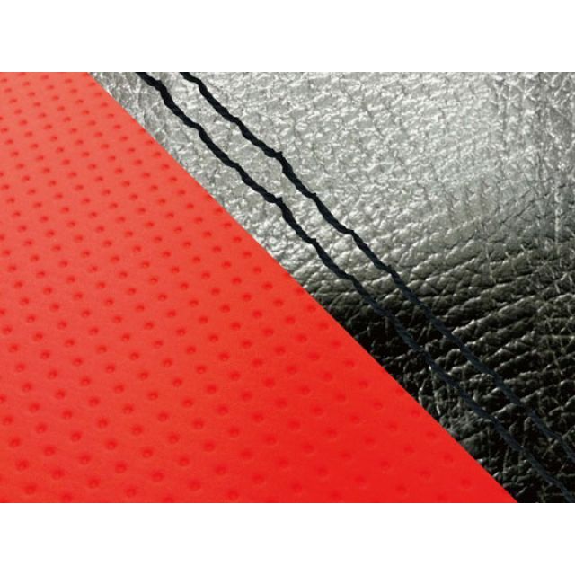 グロンドマン CBR1000RR CBR1000RR（SC57） 国産シートカバー 張替 黒＆エンボスレッド 仕様 黒ダブルステッチ 適合 シングル…