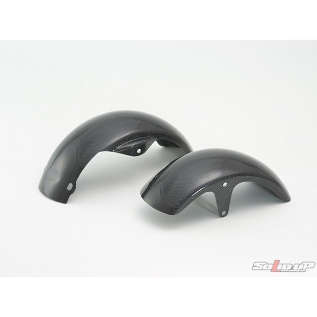 ソリッドアップ モンキー Z50Mモンキー用 フロントフェンダー 素材 CFRP製/カーボン/平織りクリアーゲルコート SOLID UP
