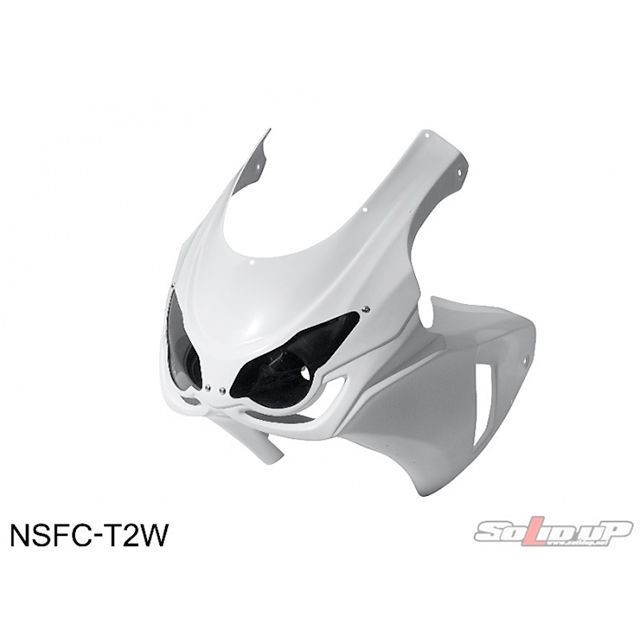 ソリッドアップ NSF100 NSF100用 08：CBR1000RRレプリカ 耐久アッパーカウルTYPE-2 カラー 白ゲル SOLID UP バ…