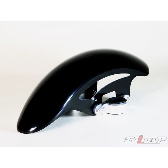 ソリッドアップ APE100/TYPE-D APE50/TYPE-D エイプ用 フロントフェンダー 素材 FRP製黒ゲルコート ステーカラー ブラッ…