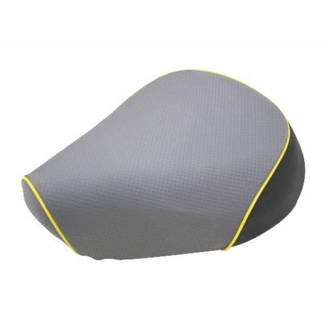 グロンドマン DJ-1R DJ-1R（AF12-MSH） 国産シートカバー 張替 エンボスグレー 仕様 黄パイピング Grondement バイクの通販は 7,095円