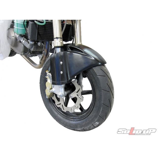 ソリッドアップ KSR110 KSR110用 フロントフェンダー カラー 黒ゲル SOLID UP_1