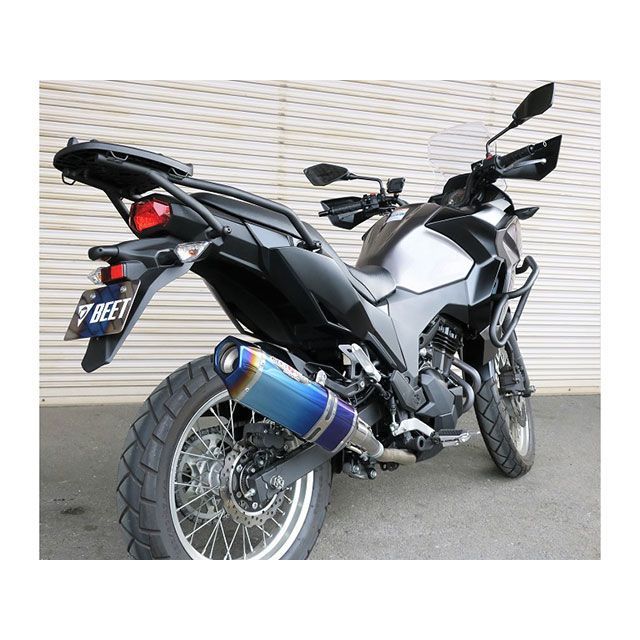 ビートジャパン VERSYS-X 250 NASSERT Evolution Type II スリップオンマフラー サイレンサー クリアチタン BE…_1