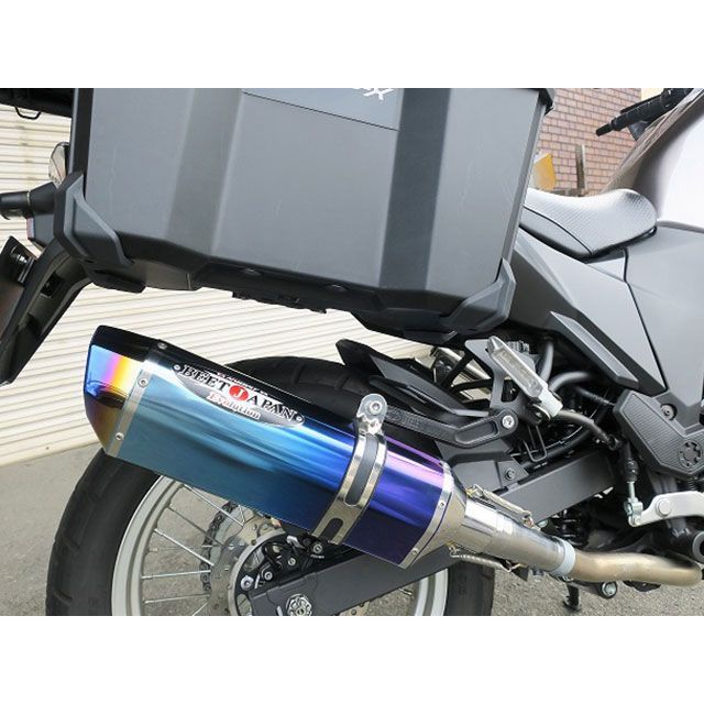 ビートジャパン VERSYS-X 250 NASSERT Evolution Type II スリップオンマフラー サイレンサー クリアチタン BE…_2