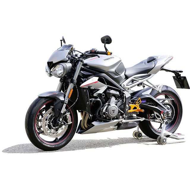 ベビーフェイス Street Triple765 バックステップキット カラー ブラック BABYFACE バイク