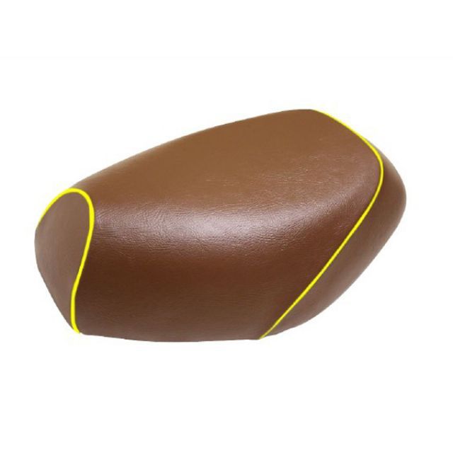 グロンドマン G’ パックスクラブ G’（AF23）/パックスクラブ（AF14）純正シートにパイピング付に対応 国産シートカバー 張替 茶 仕様 黄…の通販は 5,748円