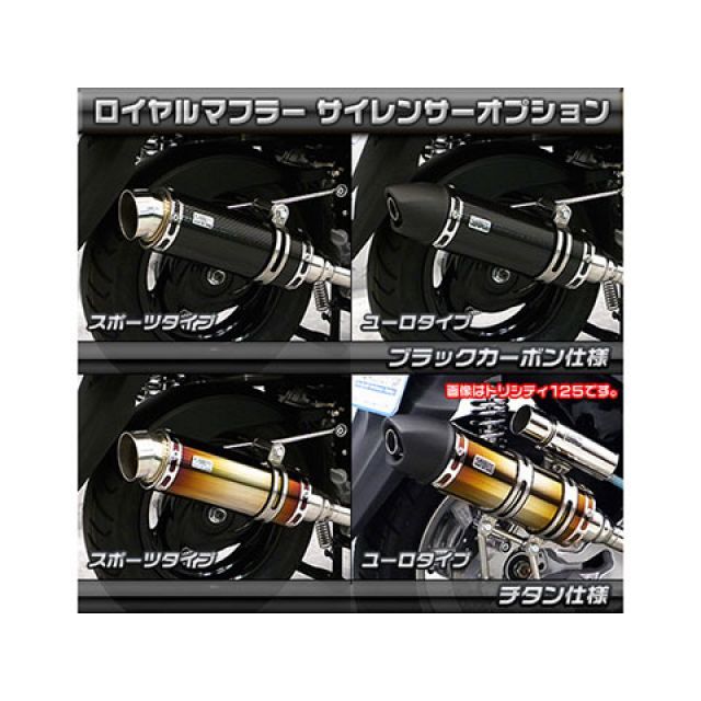 バイク マフラー ウイルズウィン WirusWin ロイヤルマフラー バズーカ AXISトリート 192-59-01 取寄品 セール | ウイルズウィン(WirusWin) ロイヤルマフラースポーツタイプ