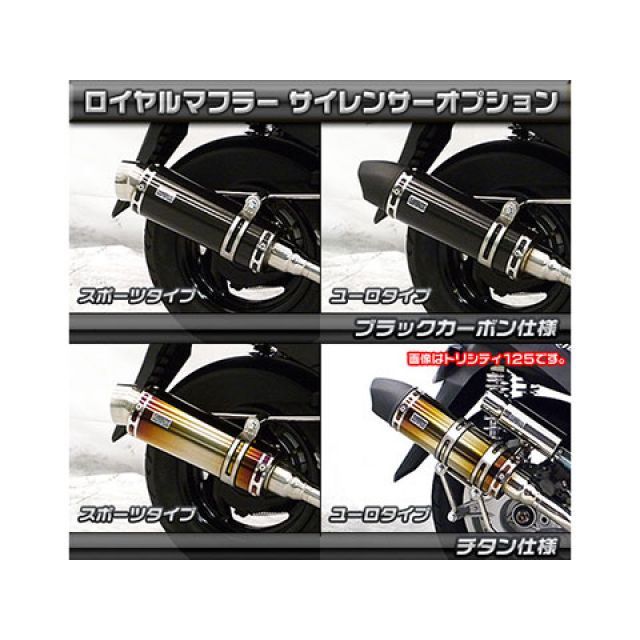 ウイルズウィン アクシスZ アクシスZ用 ロイヤルマフラー バズーカー