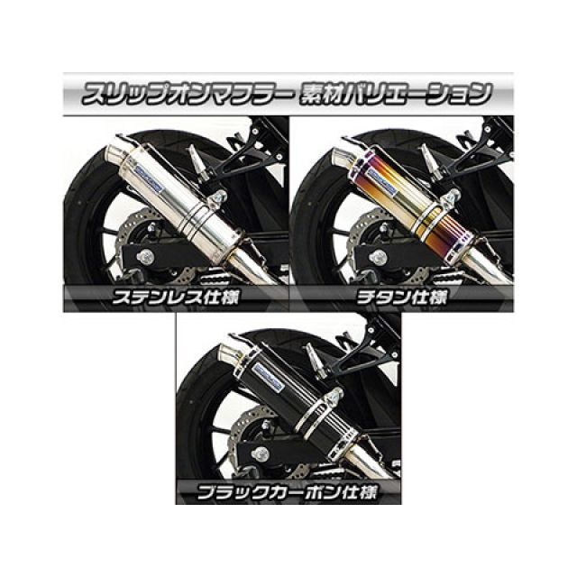 ウイルズウィン GSX250R GSX250R用 スリップオンマフラー ユーロ