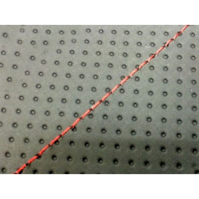 グロンドマン クロスカブ クロスカブ（JA10/CC110） 国産シートカバー エンボス黒 タイプ 被せ 仕様 赤ステッチ Grondement