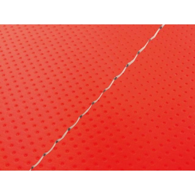 グロンドマン クロスカブ クロスカブ（JA10/CC110） 国産シートカバー フルエンボスレッド タイプ 被せ 仕様 透明ステッチ Grondem…