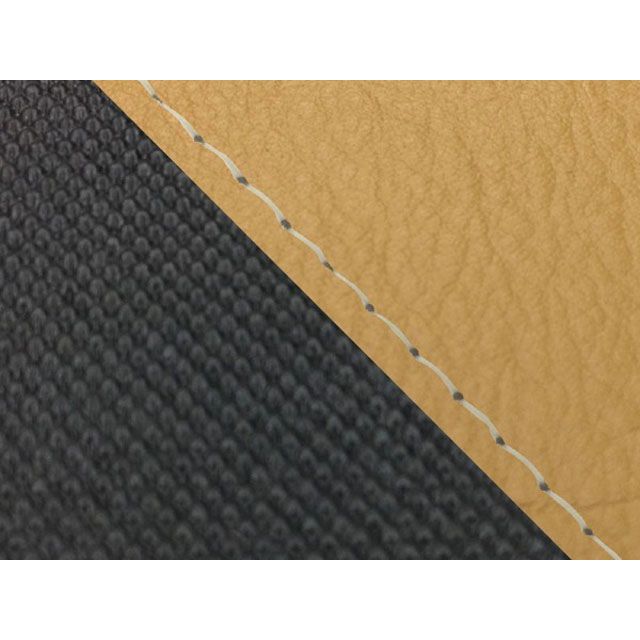 グロンドマン グロム グロム 国産シートカバー 黄土色＆スベラーヌブラック タイプ 張替 仕様 透明ステッチ Grondement バイクの通販は 6,134円