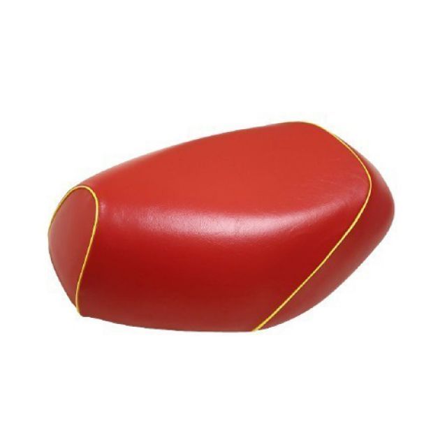 グロンドマン ジャズ ジャズ（AC09） 国産シートカバー 張替 赤 仕様 黄パイピング Grondement バイクの通販は 4,897円