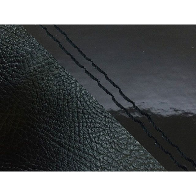 グロンドマン ジュリオ ジュリオ（AF52） 国産シートカバー エナメルブラック＆黒 タイプ 張替 仕様 黒ダブルステッチ Grondement バ…の通販は 5,540円