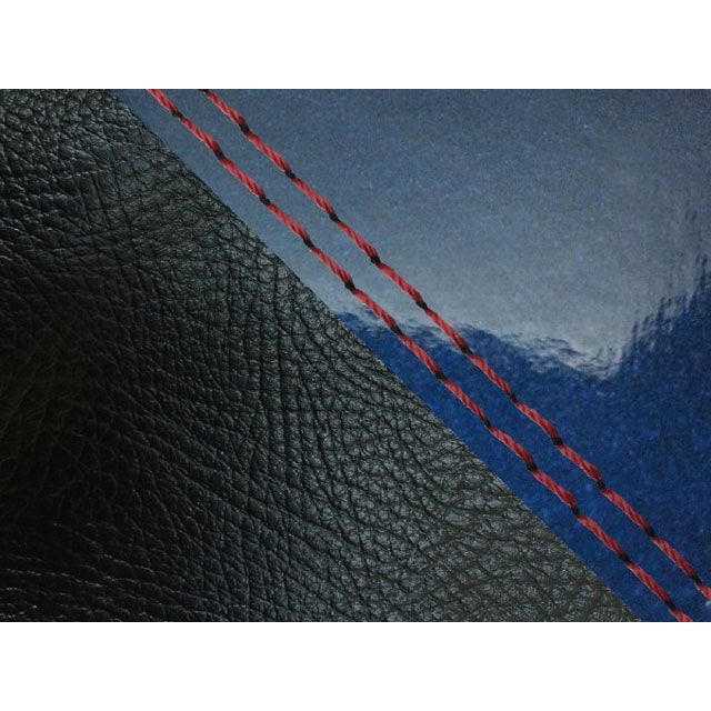 グロンドマン ジュリオ ジュリオ（AF52） 国産シートカバー エナメルブルー＆黒 タイプ 張替 仕様 赤ダブルステッチ Grondement バイクの通販は 6,518円