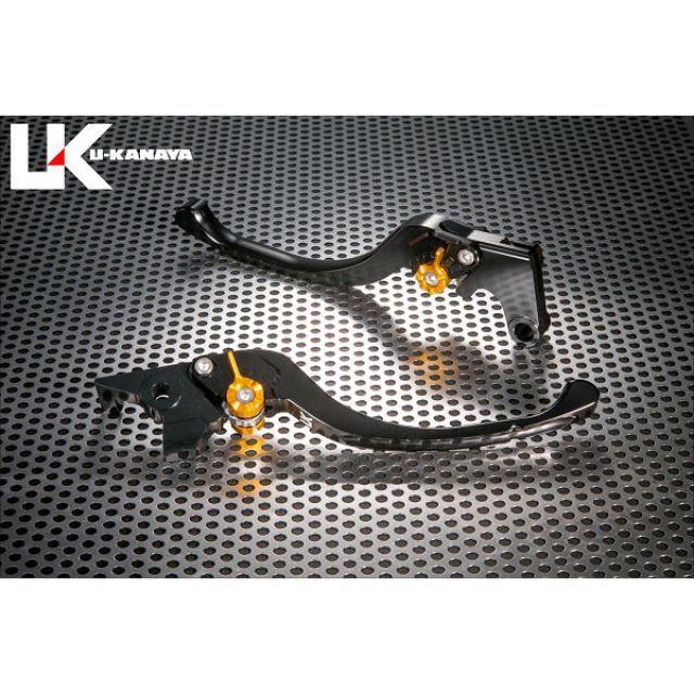 ユーカナヤ ZRX1200/ZRX1200DAEG ツーリングタイプ アルミ削り出しビレットレバー（レバーカラー：ブラック） カラー 調整アジャスタ…