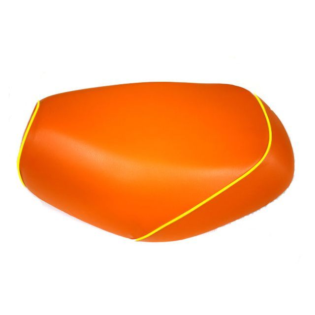 グロンドマン ジュリオ ジュリオ（AF52） 国産シートカバー オレンジ タイプ 張替 仕様 黄パイピング Grondement