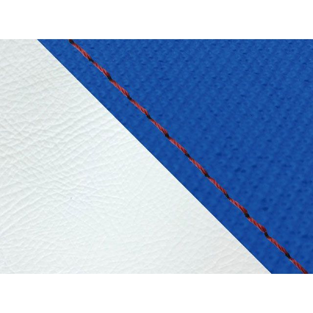 グロンドマン ジュリオ ジュリオ（AF52） 国産シートカバー スベラーヌブルー＆白 タイプ 被せ 仕様 赤ステッチ Grondement バイクの通販は 5,771円