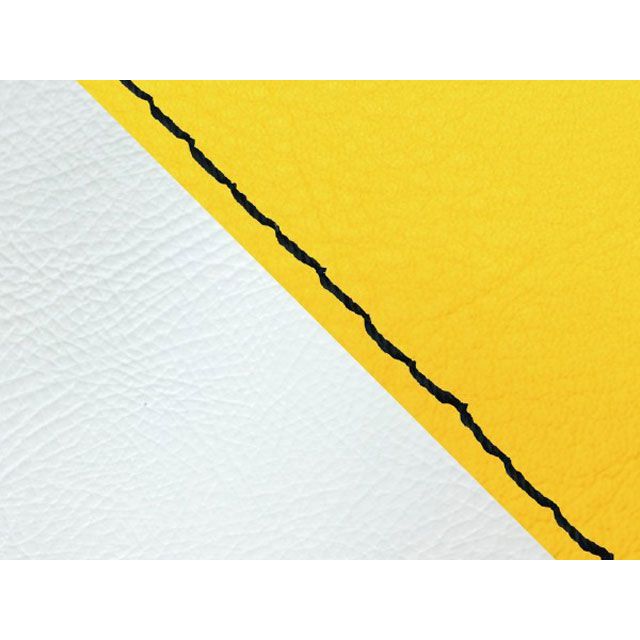 グロンドマン ジョルカブ ジョルノ ジョルノ（AF24）/ジョルカブ（AF53） 国産シートカバー イエロー＆白 タイプ 張替 仕様 黒ステッチ G…の通販は