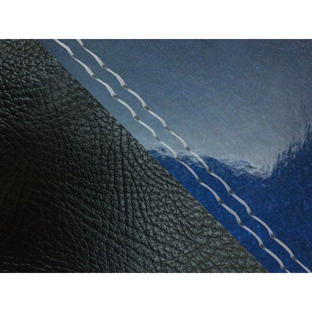 グロンドマン ジョルカブ ジョルノ ジョルノ（AF24）/ジョルカブ（AF53） 国産シートカバー エナメルブルー＆黒 タイプ 張替 仕様 透明ダブ…の通販は