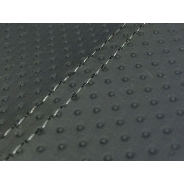 グロンドマン スーパータクト スーパータクト（AF09） 国産シートカバー 張替 エンボス黒 仕様 透明ダブルステッチ Grondement