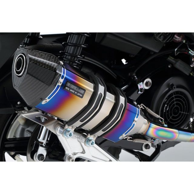 ビームス BW’ｓ125（国内モデル） CORSA-EVO II マフラー ヒートチタン 政府認証 BEAMS
