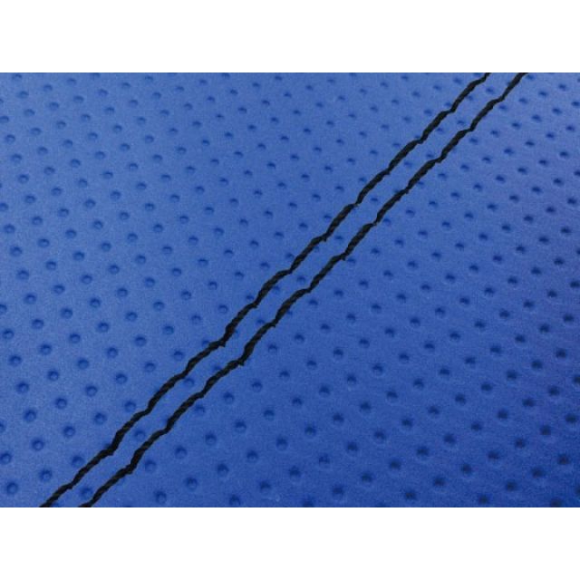 グロンドマン スーパータクト スーパータクト（AF09） 国産シートカバー 張替 フルエンボス青 仕様 黒ダブルステッチ Grondement