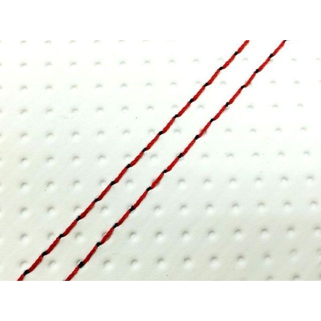 グロンドマン スペイシー125 スペイシー125（JF04） 国産シートカバー 張替 エンボスホワイト 仕様 赤ダブルステッチ Grondement…の通販は 5,256円