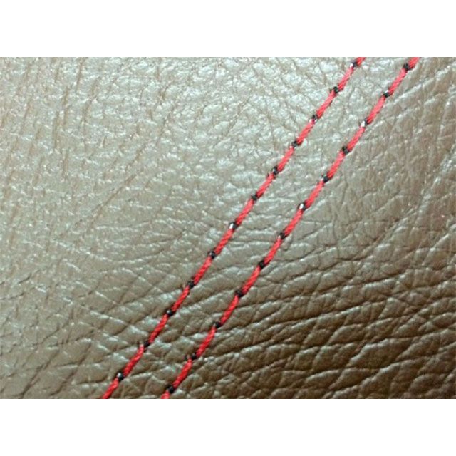 グロンドマン アドレス110 アドレス110（EBJ-CE47A）4ストローク/スズキ グロンドマン国産シートカバー 張替（茶色/赤ダブルステッチ）…