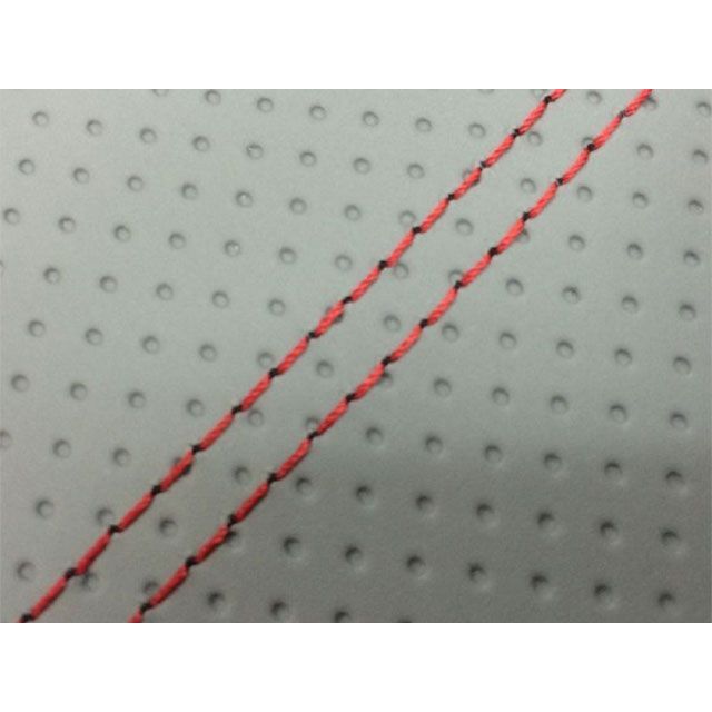 グロンドマン アドレス110 アドレス110（EBJ-CE47A）4ストローク/スズキ グロンドマン国産シートカバー 張替（エンボスグレー/赤ダブル…