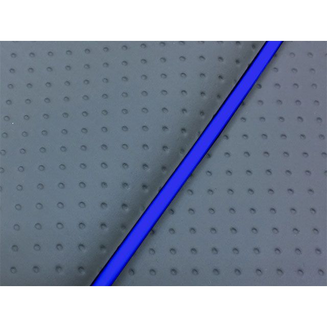 グロンドマン アドレス110 アドレス110（EBJ-CE47A）4ストローク/スズキ グロンドマン国産シートカバー 被せ（フルエンボスグレー/青パ…の通販は