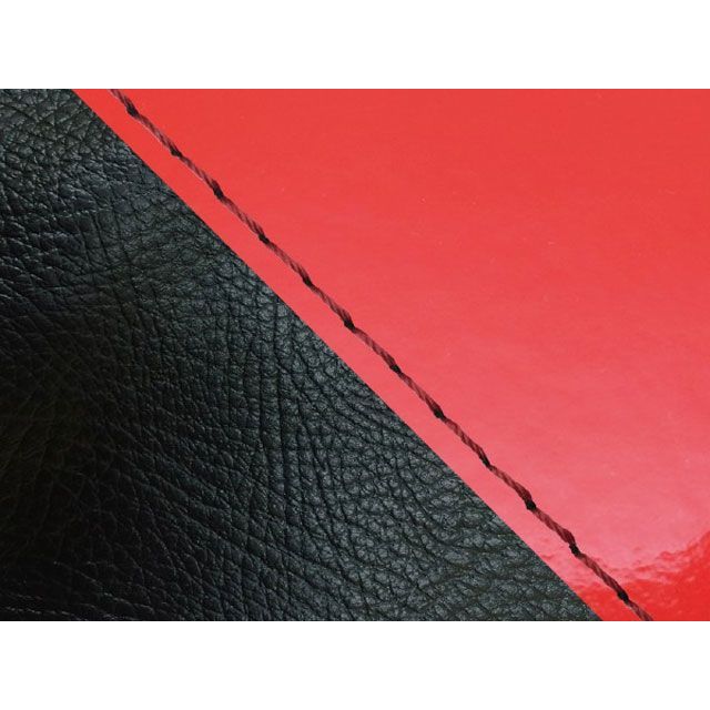 グロンドマン ダンク ダンク（AF74） 国産シートカバー 張替 エナメルレッド＆黒 仕様 赤ステッチ Grondement バイクの通販は