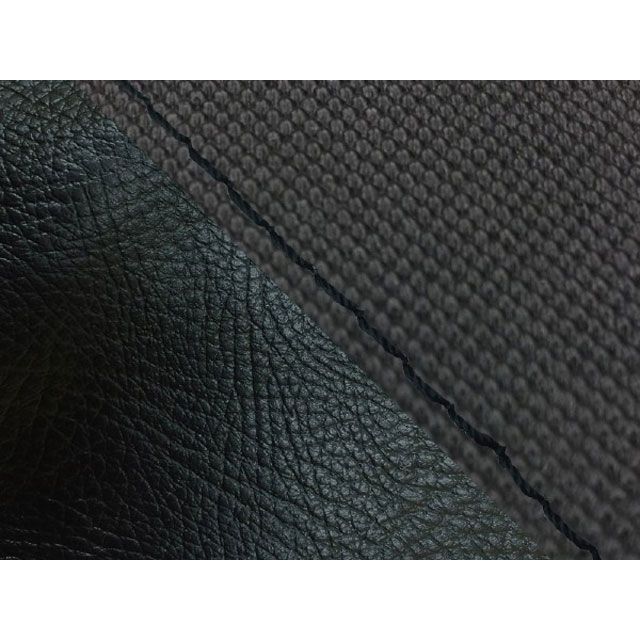 グロンドマン ダンク ダンク（AF74） 国産シートカバー 張替 スベラーヌブラック＆黒 仕様 黒ステッチ Grondement