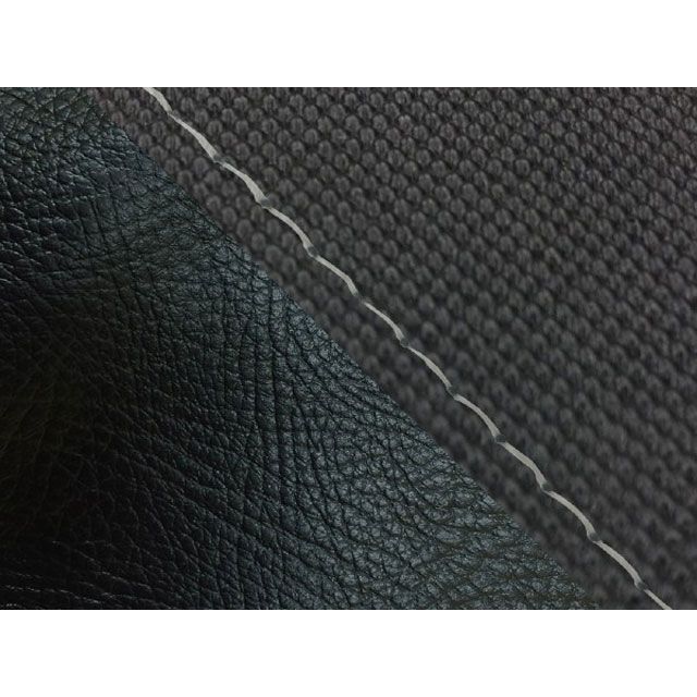 グロンドマン ダンク ダンク（AF74） 国産シートカバー 張替 スベラーヌブラック＆黒 仕様 透明ステッチ Grondement